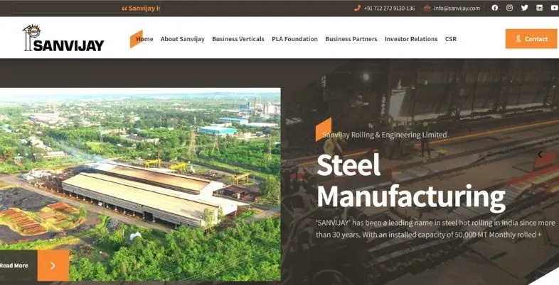 Manufacturing Companies in Nagpur - Sanvijay Rolling & Engineering Limited