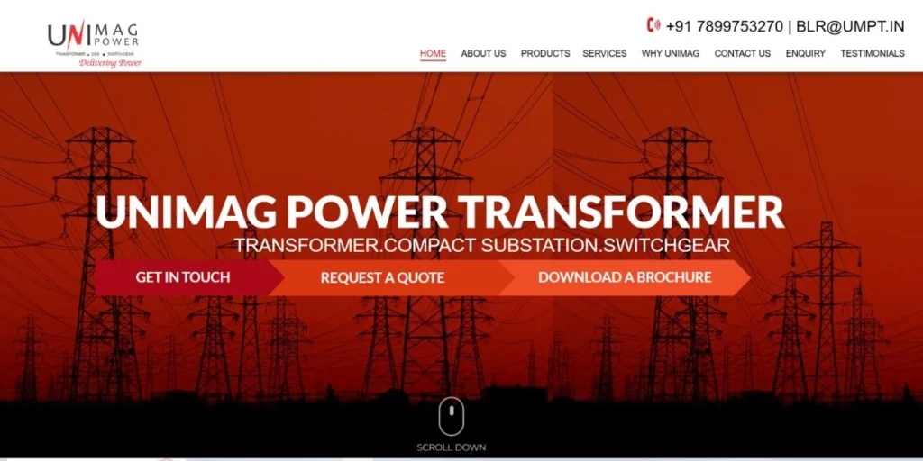 Unimag Power Transformer Private Limited - Transformer Company in Bangalore