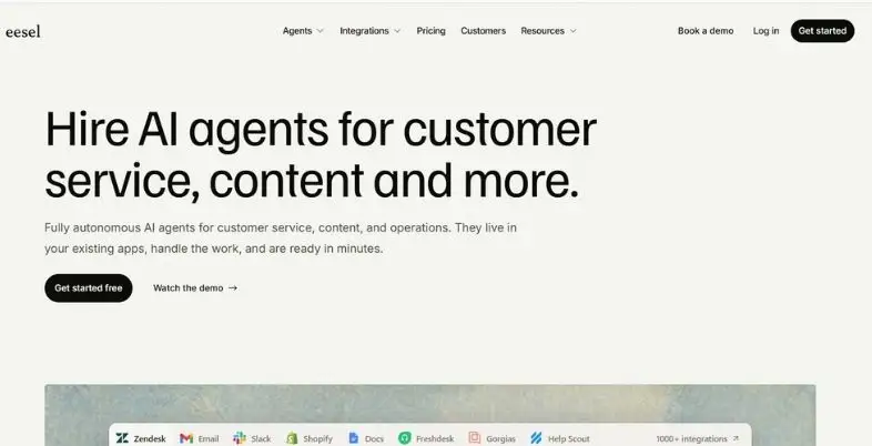 AI Live Chat Automation Tools - eesel AI
