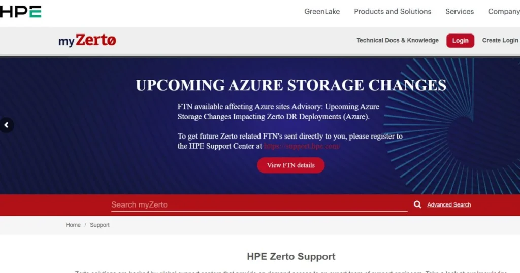 Disaster Recovery Tools - Zerto
