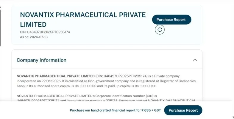 Manufacturing Companies in Lucknow - Novantix Pharmaceutical
