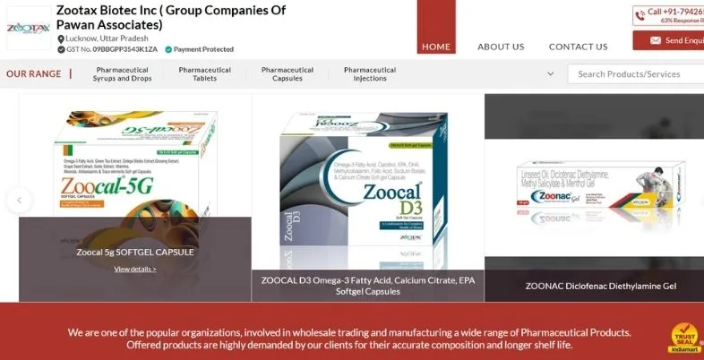 Manufacturing Companies in Lucknow - Zootax Biotec Inc.