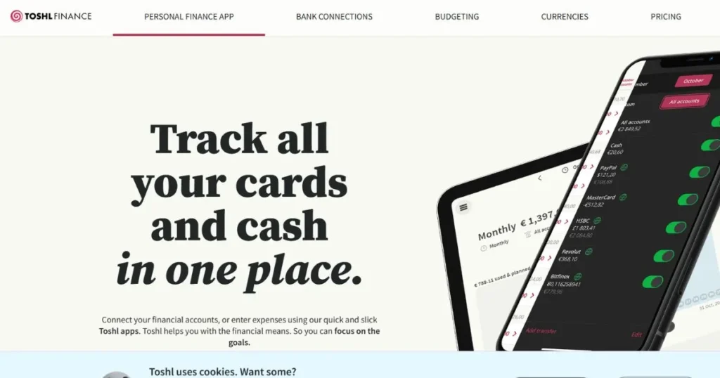 Personal Finance Software - Toshl