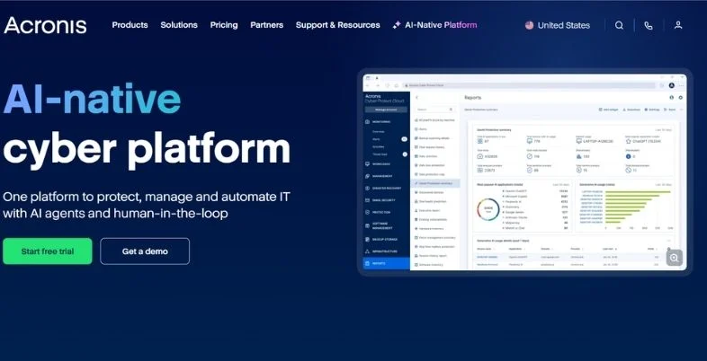 Server Backup Tools - Acronis Cyber Protect