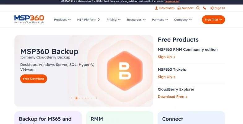 Server Backup Tools - MSP360 Managed Backup