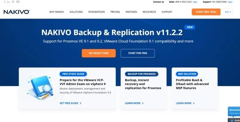 Server Backup Tools - Nakivo Backup & Replication