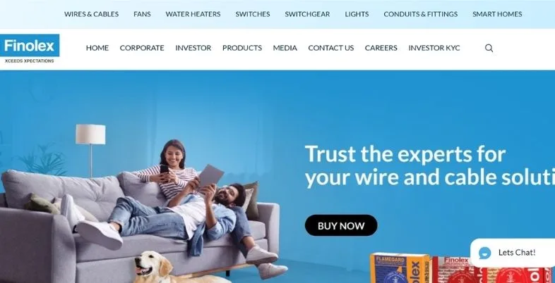 Wire Companies in India - Finolex Cables Limited