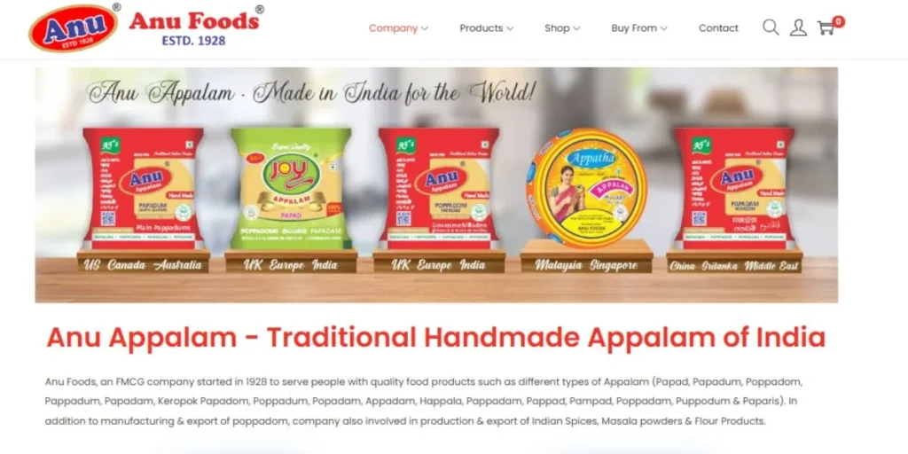 Manufacturing Companies in Madurai