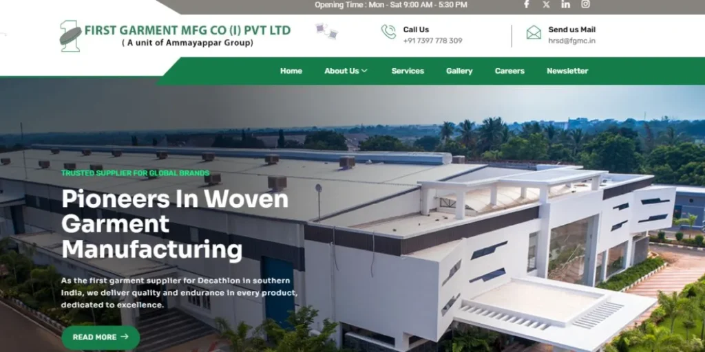 Manufacturing Companies in Madurai