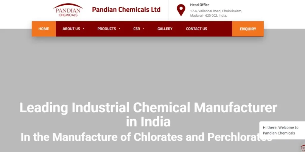 Manufacturing Companies in Madurai
